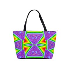 Trippy Rainbow Triangles Large Shoulder Bag