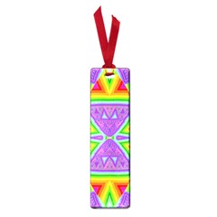 Trippy Rainbow Triangles Small Bookmark