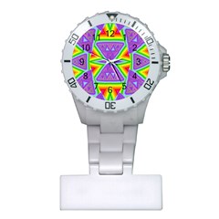 Trippy Rainbow Triangles Nurses Watch