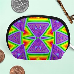 Trippy Rainbow Triangles Accessory Pouch (medium)