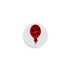 Evil Face Vector Illustration 1  Mini Button by dflcprints