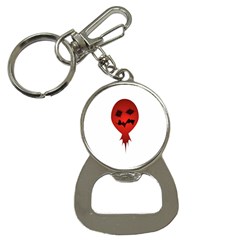 Evil Face Vector Illustration Bottle Opener Key Chain