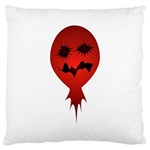 Evil Face Vector Illustration Large Cushion Case (Single Sided)  Front