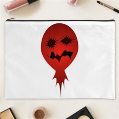 Evil Face Vector Illustration Cosmetic Bag (xxxl) by dflcprints