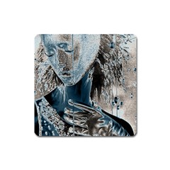 Feeling Blue Magnet (square) by FunWithFibro