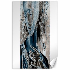 Feeling Blue Canvas 24  X 36  (unframed) by FunWithFibro