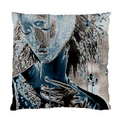 Feeling Blue Cushion Case (two Sided)  by FunWithFibro