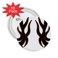 Dancing Fire 2 25  Button (10 Pack)