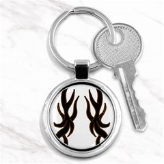 Dancing Fire Key Chain (round)