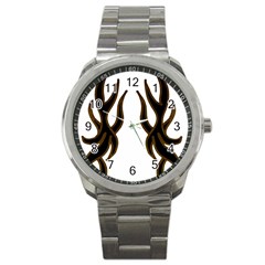 Dancing Fire Sport Metal Watch