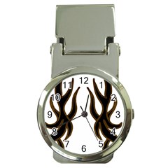 Dancing Fire Money Clip With Watch