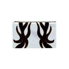 Dancing Fire Cosmetic Bag (small) by coolcow