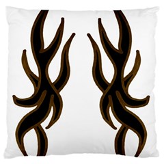 Dancing Fire Large Cushion Case (single Sided) 