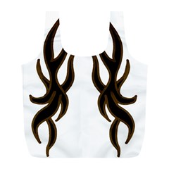 Dancing Fire Reusable Bag (l) by coolcow