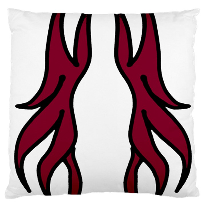 Dancing Fire 2 Large Cushion Case (Single Sided) 