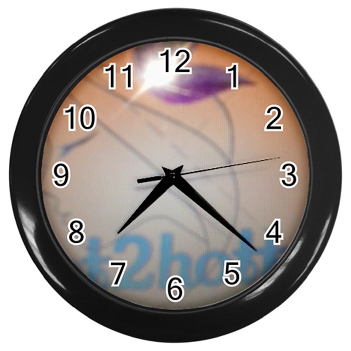 Img 20140722 173225 Wall Clock (Black)