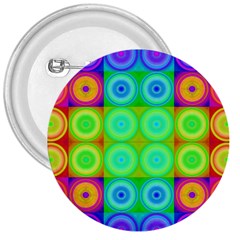 Rainbow Circles 3  Button