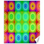 Rainbow Circles Canvas 8  x 10  (Unframed) 8.15 x9.66  Canvas - 1