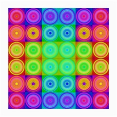 Rainbow Circles Glasses Cloth (medium, Two Sided)