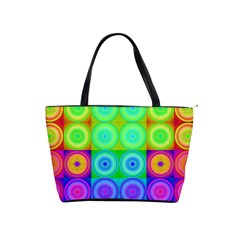 Rainbow Circles Large Shoulder Bag