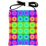 Rainbow Circles Shoulder Sling Bag Front