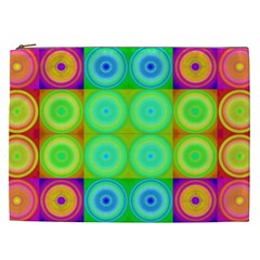 Rainbow Circles Cosmetic Bag (xxl)