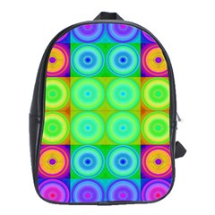 Rainbow Circles School Bag (xl)