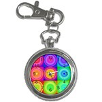 Retro Circles Key Chain Watch Front