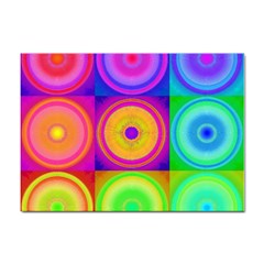 Retro Circles A4 Sticker 10 Pack by SaraThePixelPixie