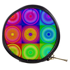 Retro Circles Mini Makeup Case