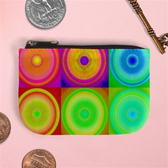 Retro Circles Coin Change Purse