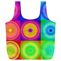 Retro Circles Reusable Bag (xl)