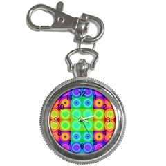 Rainbow Circles Key Chain Watch