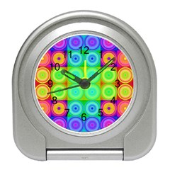 Rainbow Circles Desk Alarm Clock