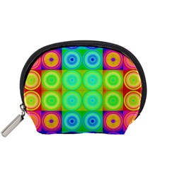 Rainbow Circles Accessory Pouch (small)