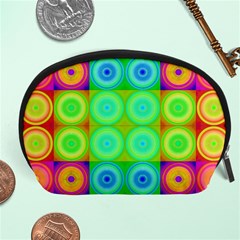 Rainbow Circles Accessory Pouch (large)