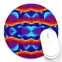 Planet Something 8  Mouse Pad (round)