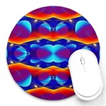 Planet Something 8  Mouse Pad (Round) Front