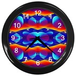 Planet Something Wall Clock (Black) Front