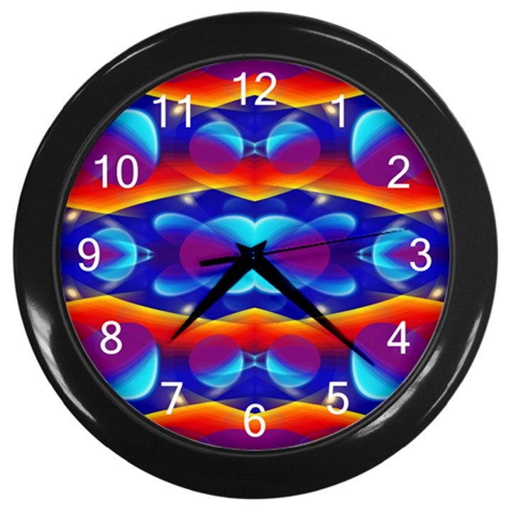 Planet Something Wall Clock (Black)