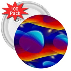 Planet Something 3  Button (100 Pack) by SaraThePixelPixie