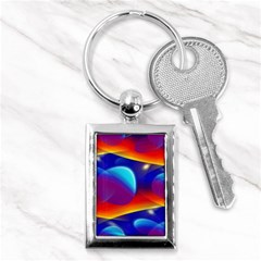 Planet Something Key Chain (rectangle)