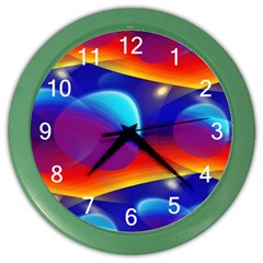 Planet Something Wall Clock (color)