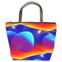 Planet Something Bucket Handbag by SaraThePixelPixie