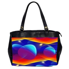 Planet Something Oversize Office Handbag (two Sides)