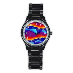 Planet Something Sport Metal Watch (black)