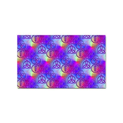 Rainbow Led Zeppelin Symbols Sticker Rectangular (10 Pack) by SaraThePixelPixie