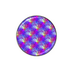 Rainbow Led Zeppelin Symbols Golf Ball Marker (for Hat Clip) by SaraThePixelPixie