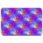 Rainbow Led Zeppelin Symbols Large Door Mat 30 x20  Door Mat