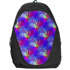 Rainbow Led Zeppelin Symbols Backpack Bag by SaraThePixelPixie